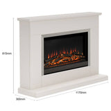 Be Modern Hansford electric fireplace suite 1-2kW (British brand)
