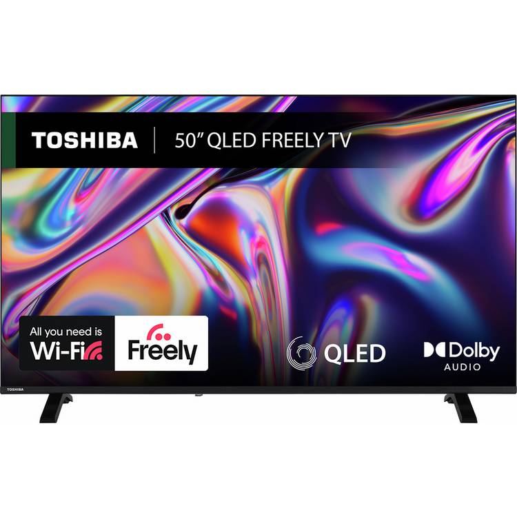 Toshiba 50-inch QLED Smart TV 4K HDR, UK version