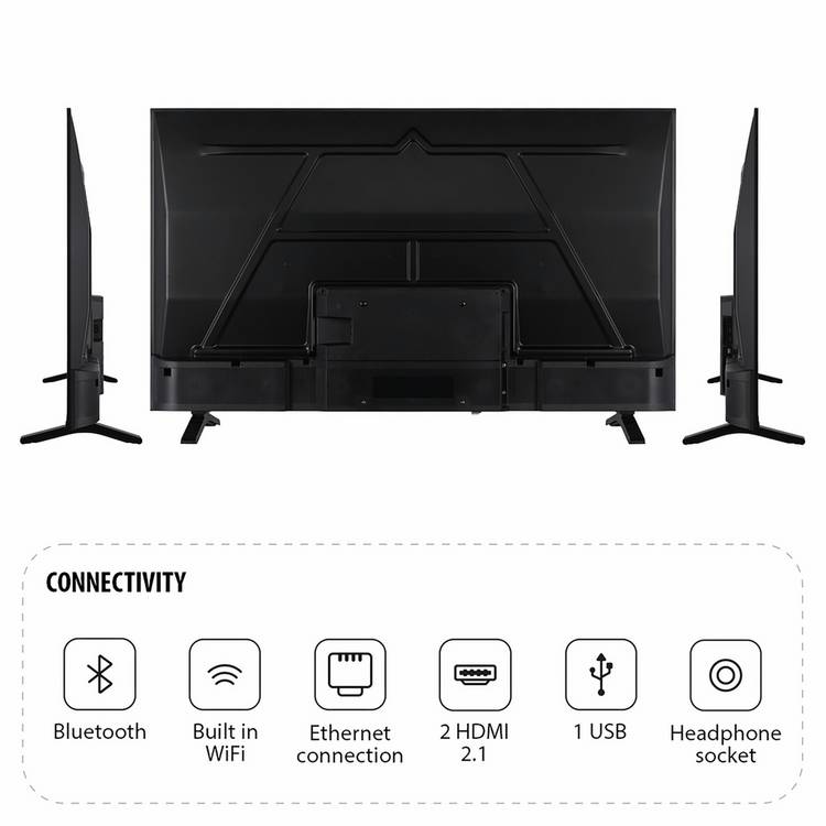 Toshiba 50-inch QLED Smart TV 4K HDR, UK version