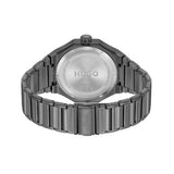 HUGO skeleton watch grey stainless steel 44mm, UK version