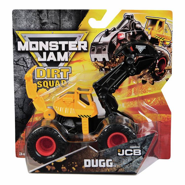Monster Jam JCB Dirt Squad die-cast vehicle 1:64 - British product