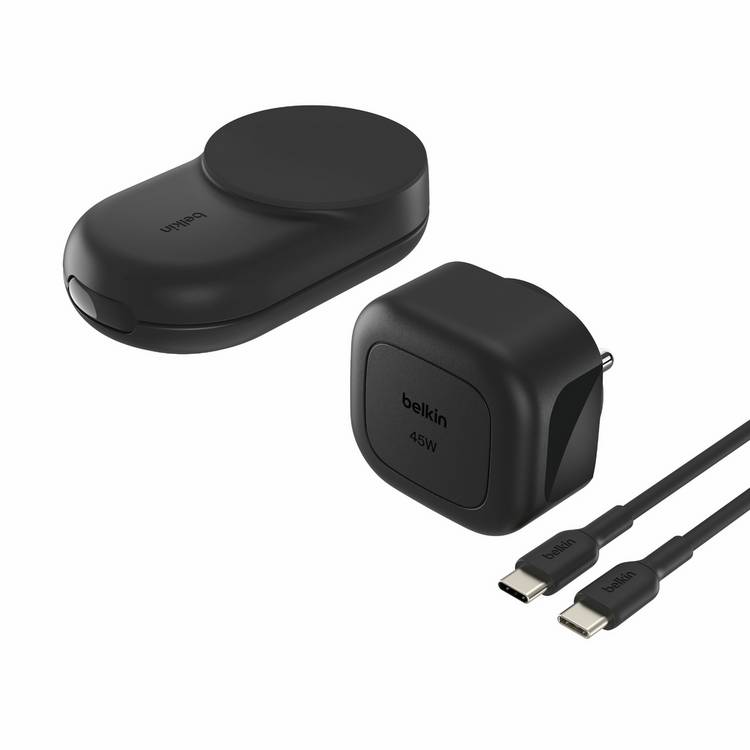 Belkin wireless charger dock 25W Qi2 3-in-1 foldable - British product