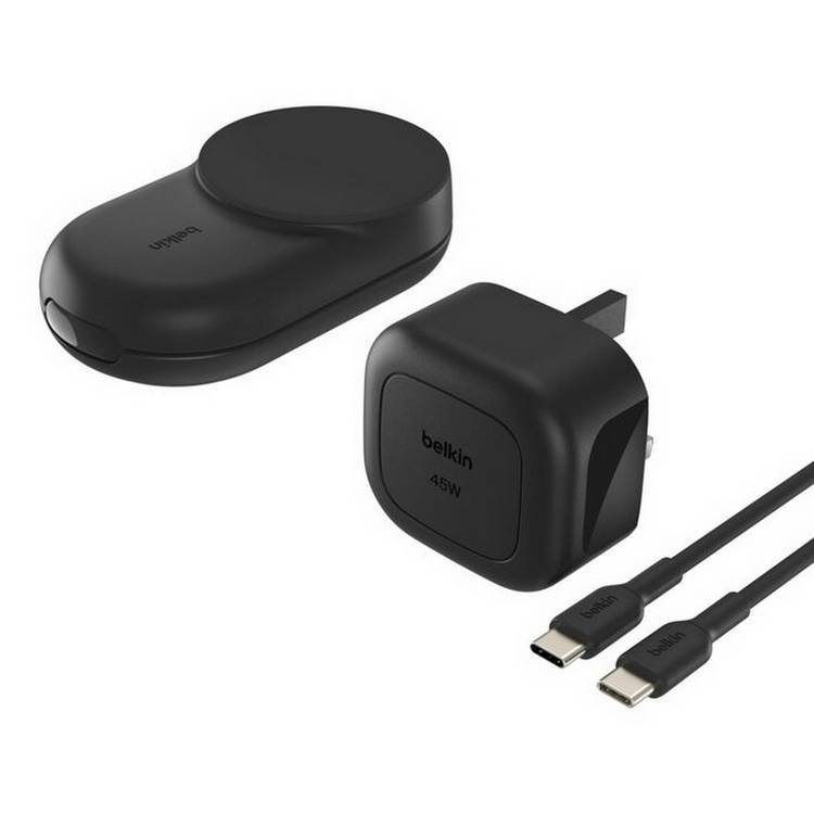 Belkin wireless charger dock 25W Qi2 3-in-1 foldable - British product