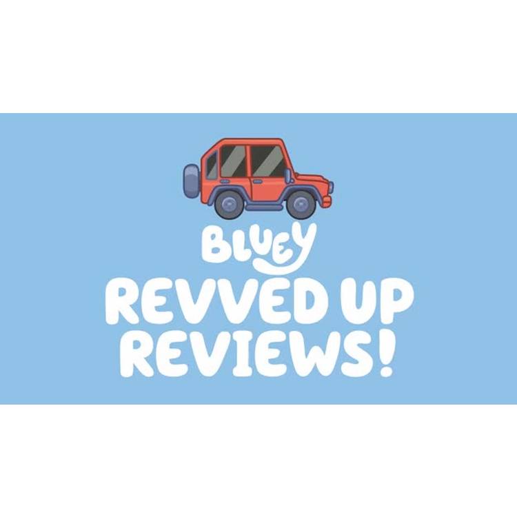 Bluey Big Heeler 4WD toy car with plush (British brand)