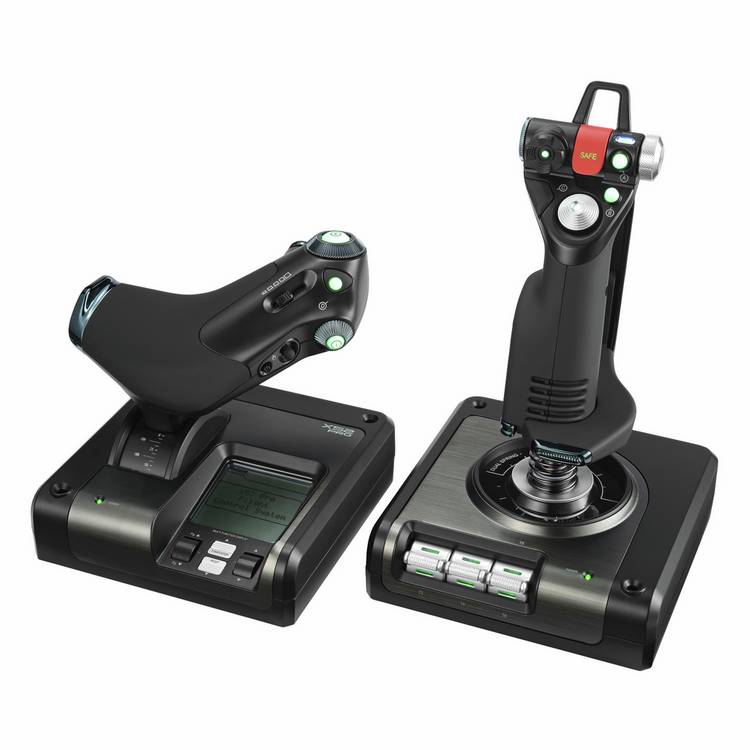 Logitech X52 Pro HOTAS simulation controller (British brand)