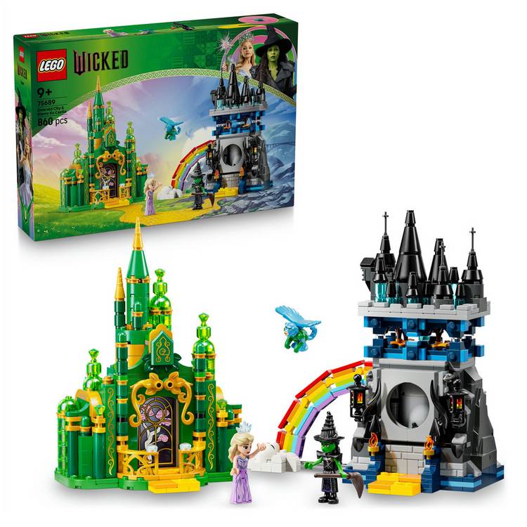LEGO Wicked Emerald City & Kiamo Ko Castle, imported from the UK