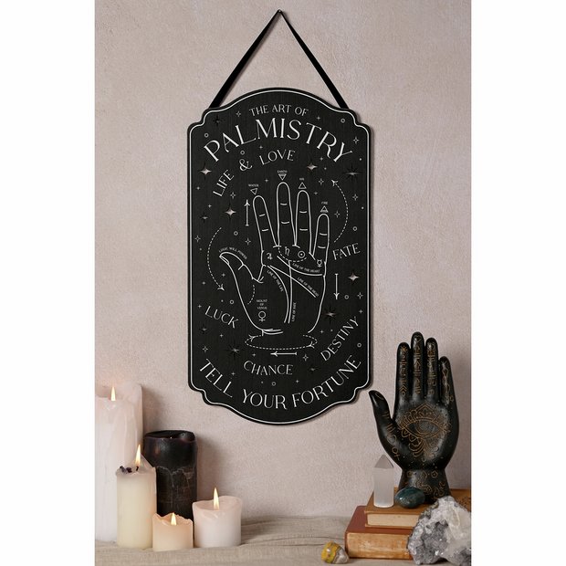 Juliana Mystic Legends palmistry hanging plaque 53cm - British product