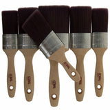 Coral Aspire oval paint brush set 6 pieces (British brand)