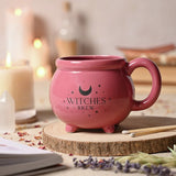 Juliana Witches Brew Dark Rose cauldron mug 500ml (British brand)