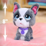 furReal Walk A Lots Frenchie interactive soft toy 8 inch, UK version