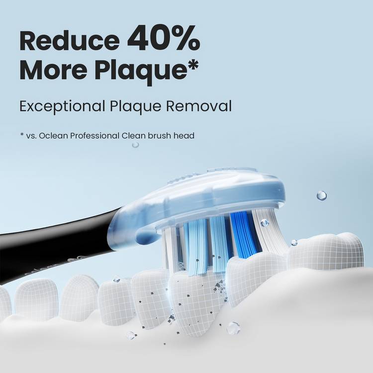 Oclean Ultra Clean brush heads 6 pack - British product