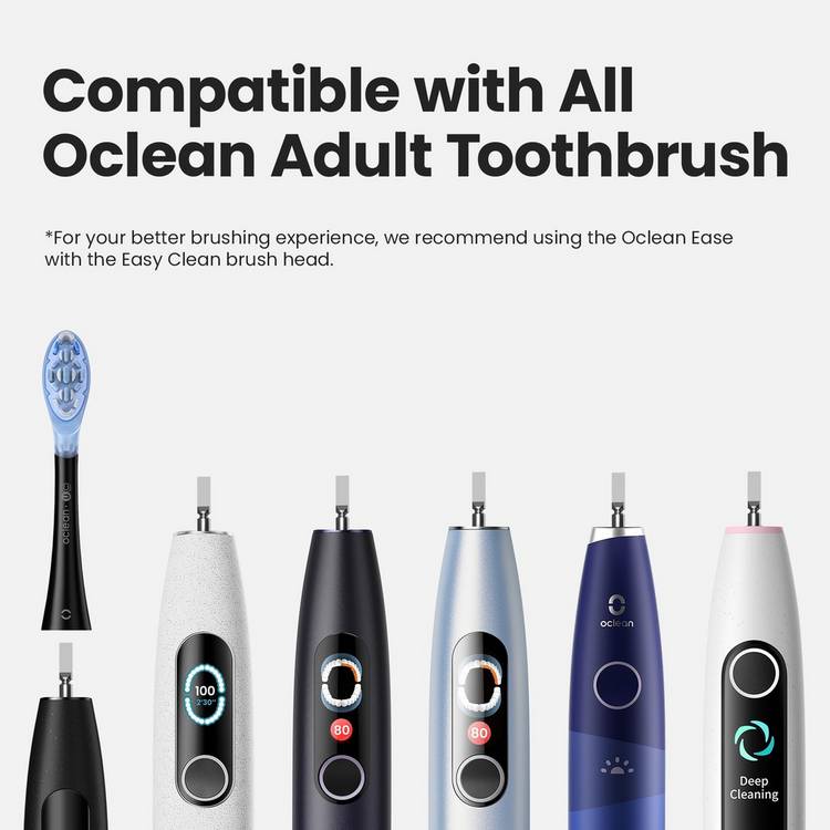 Oclean Ultra Clean brush heads 6 pack - British product