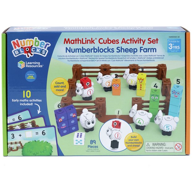 Learning Resources Numberblocks Sheep Farm activity set, UK version