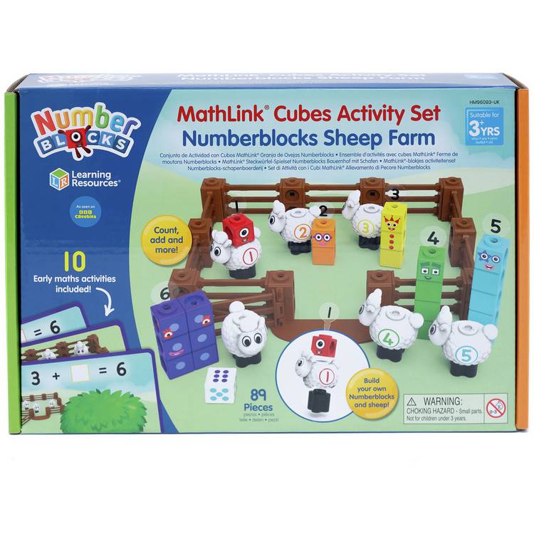 Learning Resources Numberblocks Sheep Farm activity set, UK version