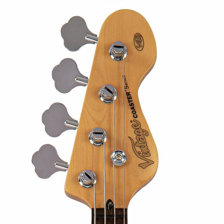 Vintage V49 bass guitar vintage white with accessories - British product