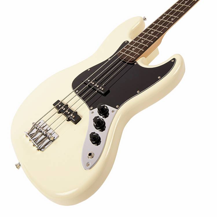Vintage V49 bass guitar vintage white with accessories - British product