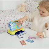 Bluey Cash Checkout toy with calculator, UK version