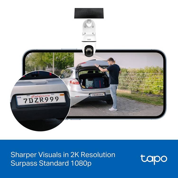 Tapo C610 solar-powered pan/tilt security camera (British brand)