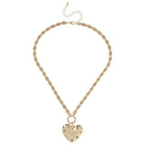Argos Liars & Lovers Gold Tone Heart Gem Pendant Necklace- Buy online at McGrocer