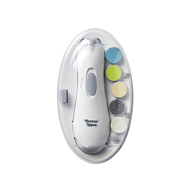 Tommee Tippee electric baby nail file with travel case, UK version