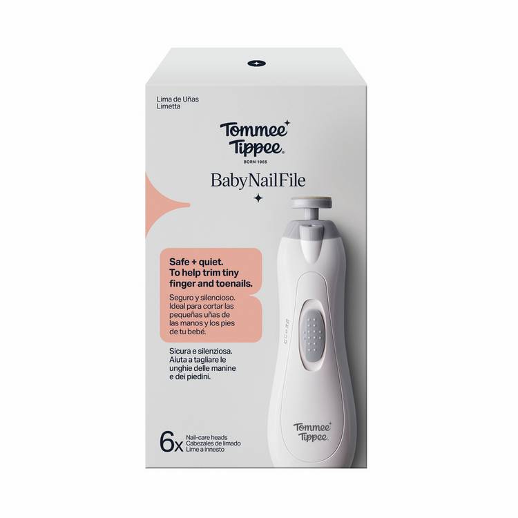 Tommee Tippee electric baby nail file with travel case, UK version