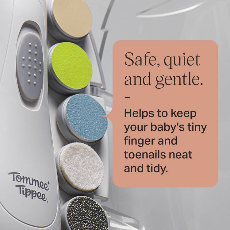 Tommee Tippee electric baby nail file with travel case, UK version