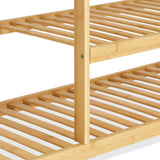 Habitat Apia natural shoe bench with cushioned seat (British brand)