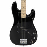 Vintage V40 Maple Coaster bass guitar black, imported from the UK