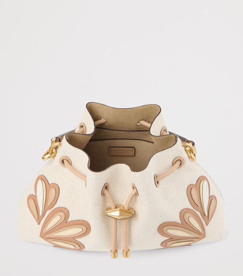 Jimmy Choo small cinch calfskin shoulder bag, imported from the UK