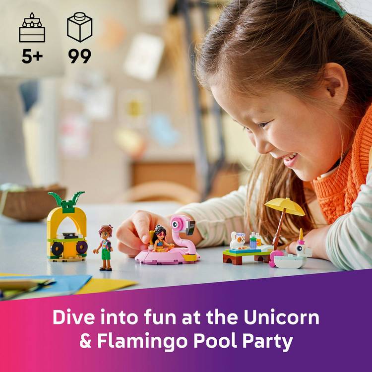 LEGO Friends pool party set 99 pieces, UK version