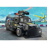 Playmobil all-terrain vehicle with toy figures, UK version