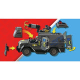 Playmobil all-terrain vehicle with toy figures, UK version
