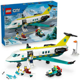 LEGO City air ambulance airplane toy 403 pieces (British brand)