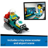LEGO City air ambulance airplane toy 403 pieces (British brand)