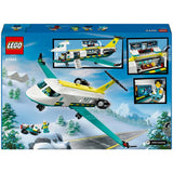 LEGO City air ambulance airplane toy 403 pieces (British brand)