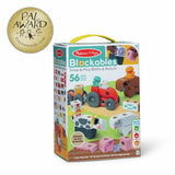 Melissa & Doug Blockables Farm Play Set wooden blocks (British brand)