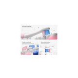 Oclean X Kids electric toothbrush set pink, UK version