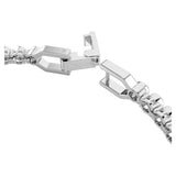 Swarovski rhodium plated crystal Imber Emily tennis bracelet 18cm (British brand)