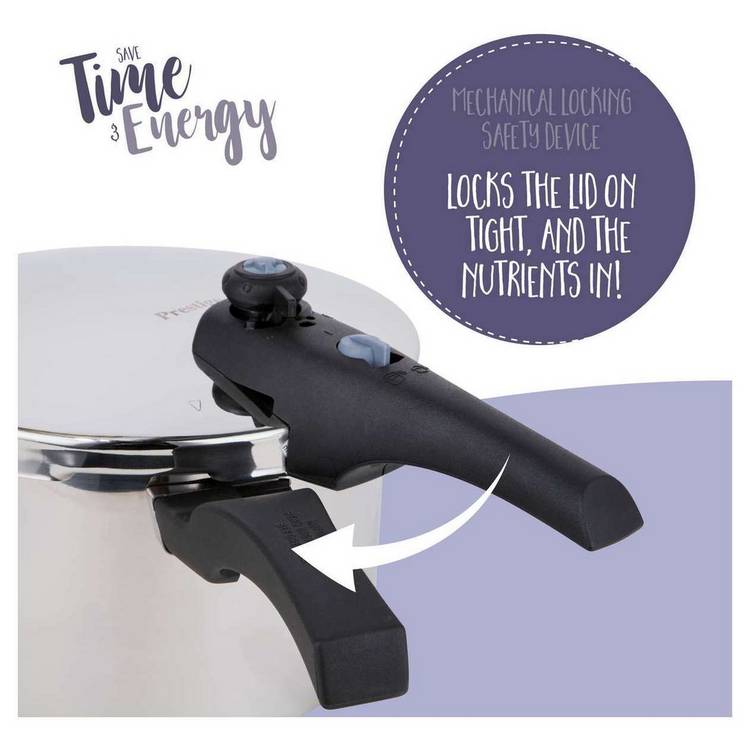 Prestige 6L Smart Pressure Cooker, imported from the UK