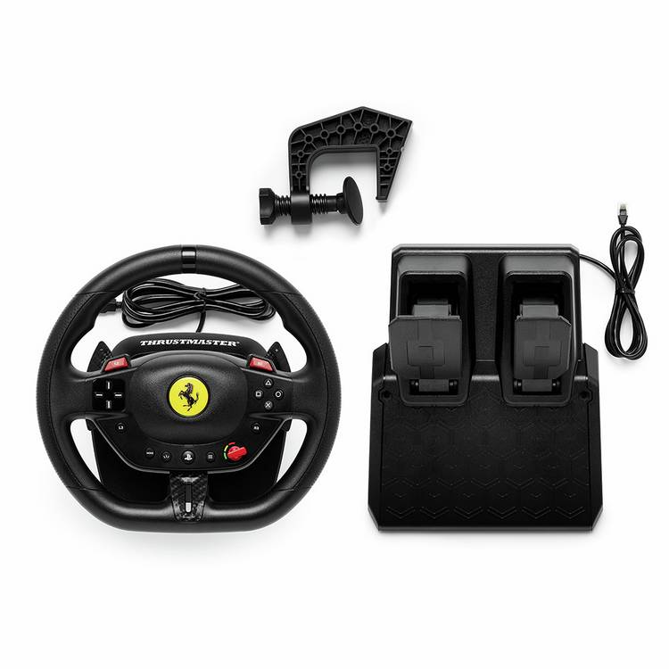 Thrustmaster T98 Ferrari 296 GTB racing wheel, UK version