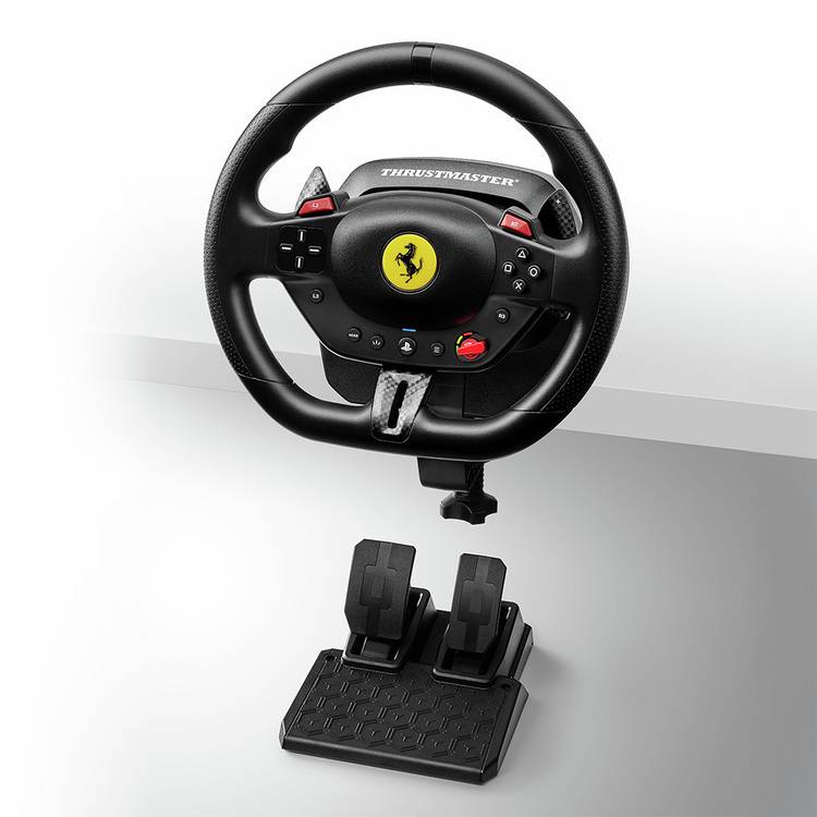 Thrustmaster T98 Ferrari 296 GTB racing wheel, UK version