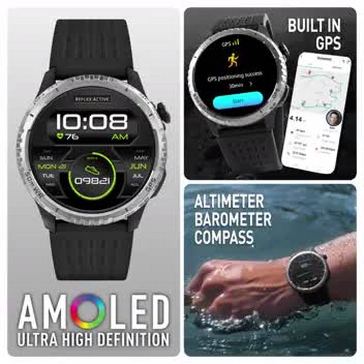 Reflex Active SeaVenture AMOLED GPS smart watch - British product