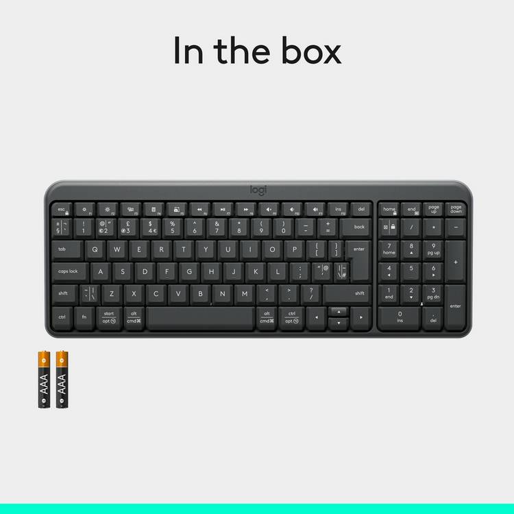 Logitech K250 wireless keyboard, imported from the UK