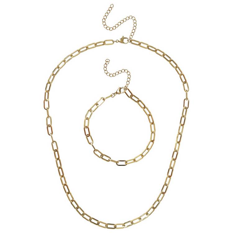 Liars & Lovers gold tone paperlink set, imported from the UK