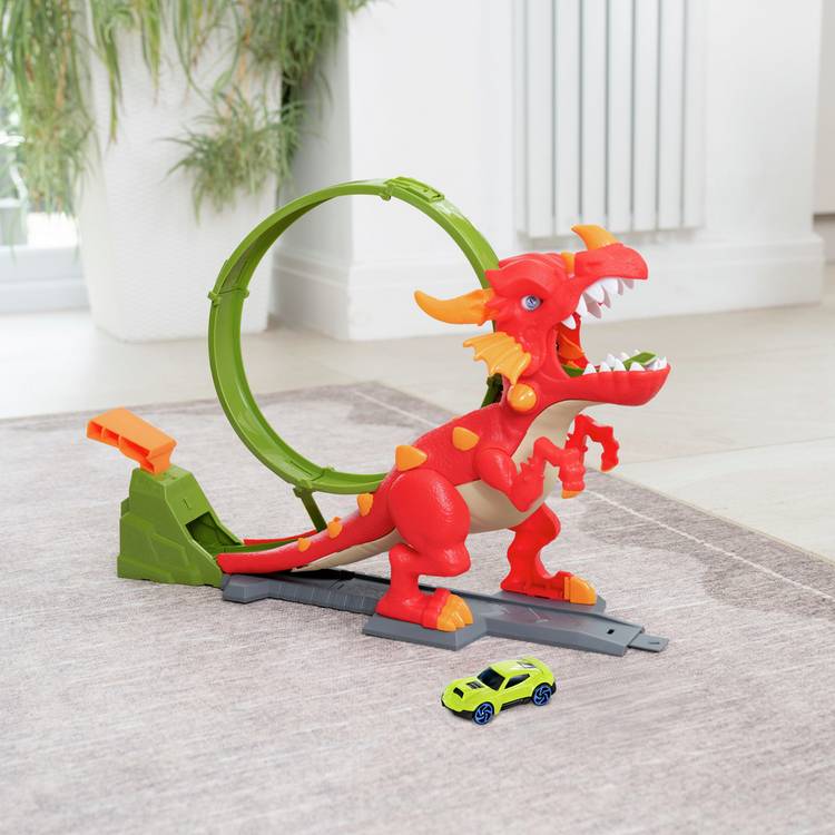 Teamsterz Dragon Twister toy track set with car - British product