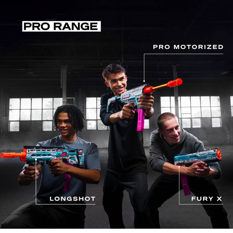 XSHOT Pro motorized dart blaster, imported from the UK
