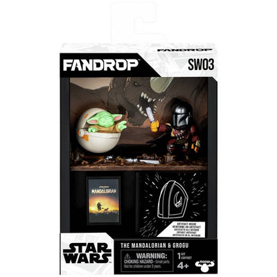 Argos FANDROP Star Wars Mandalorian And Grogu Collectible Diorama H6.01 W5.75 D4.75cm- Buy online at McGrocer