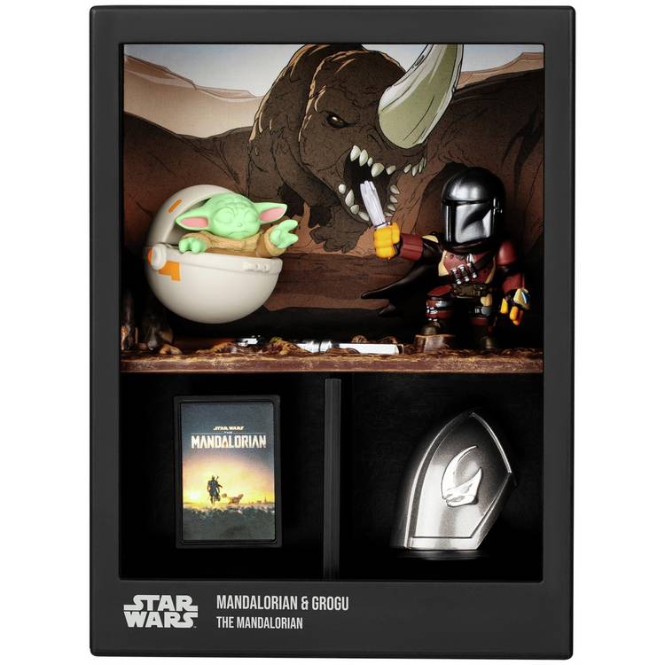 FANDROP Star Wars Mandalorian Grogu collectible diorama - British product