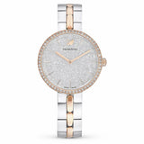 Argos Swarovski Cosmopolitan Two-Tone Stainless Steel Bracelet Watch 40mm- Buy online at McGrocer