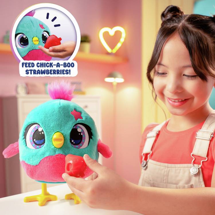 Funtasy Family Chick A Boo interactive plush toy - British product